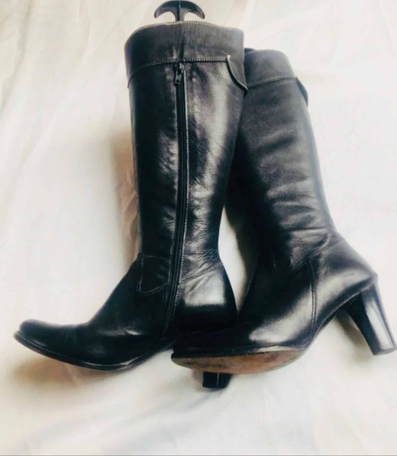 José Beltone bottes hautes en cuir 